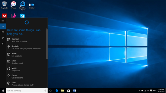 Hướng dẫn kích hoạt trợ lý ảo Cortana trên Windows 10 và các thao tác